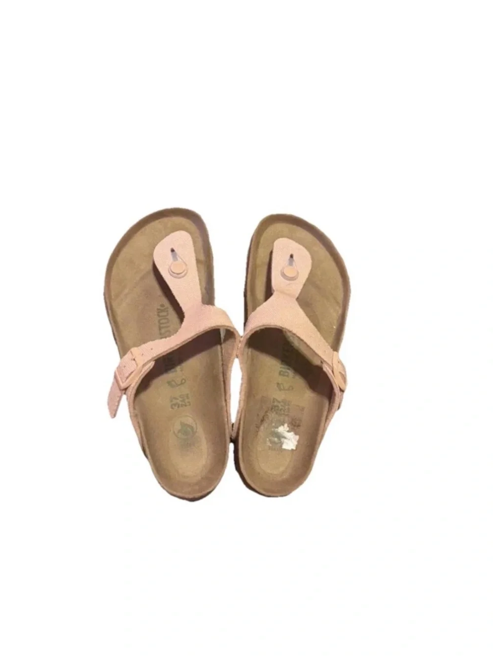 Birkenstock Gizeh Vegan Textile Canvas Thong Sandals Pink Women’s EU 37 US 6-6.5 - Picture 2 of 5